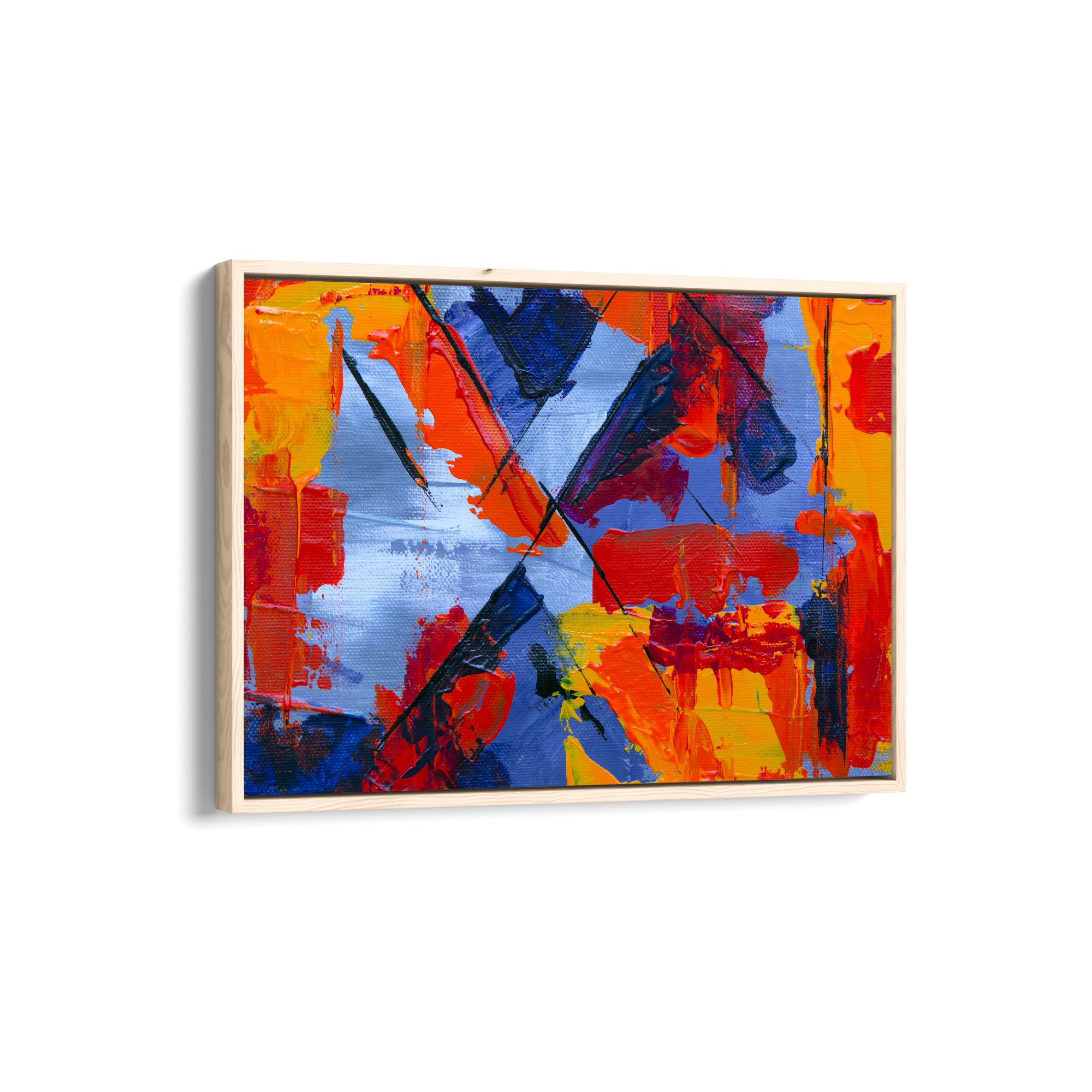 Aurora's Symphony Abstract Modern Wall Art