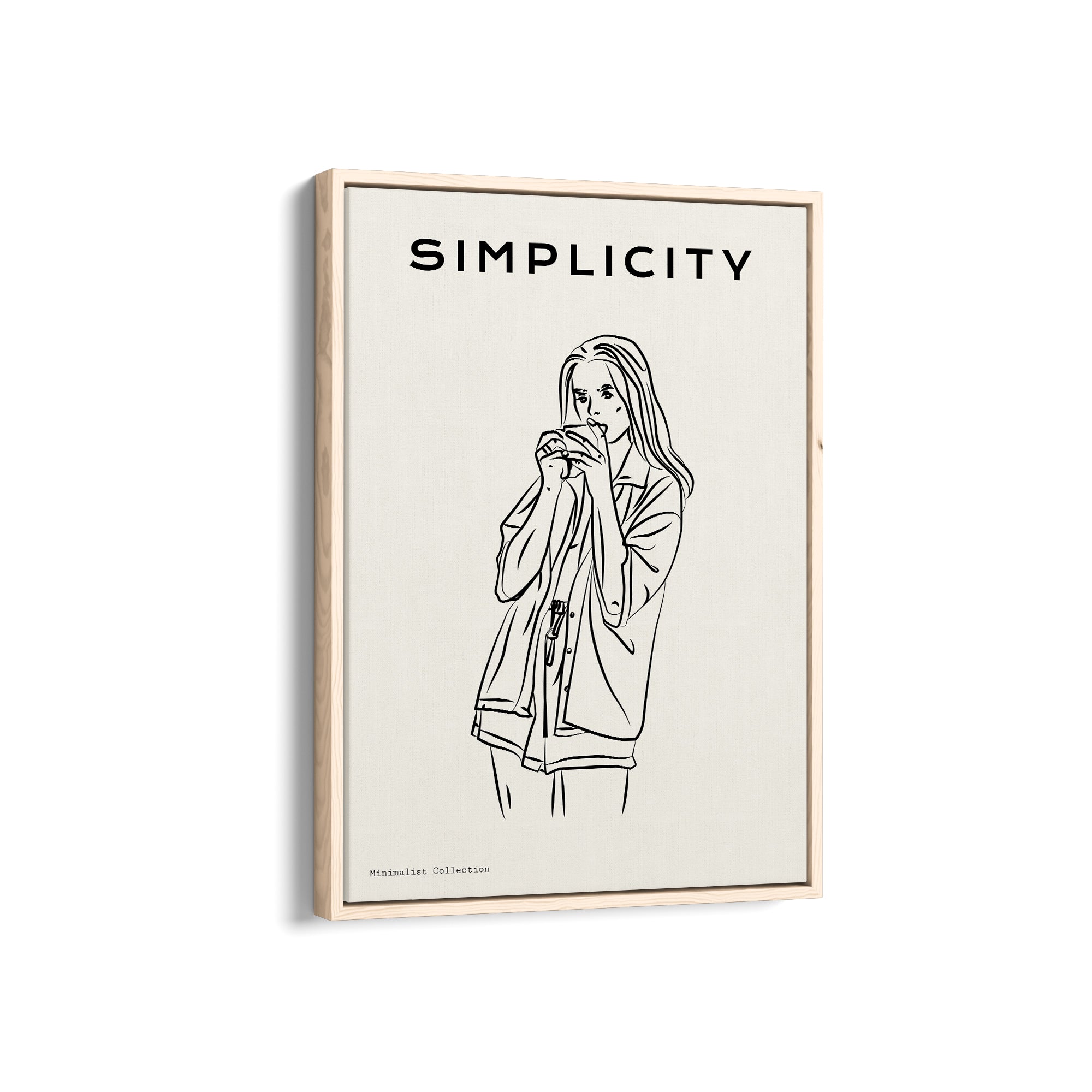 Coffee & Me Modern Line Wall Art