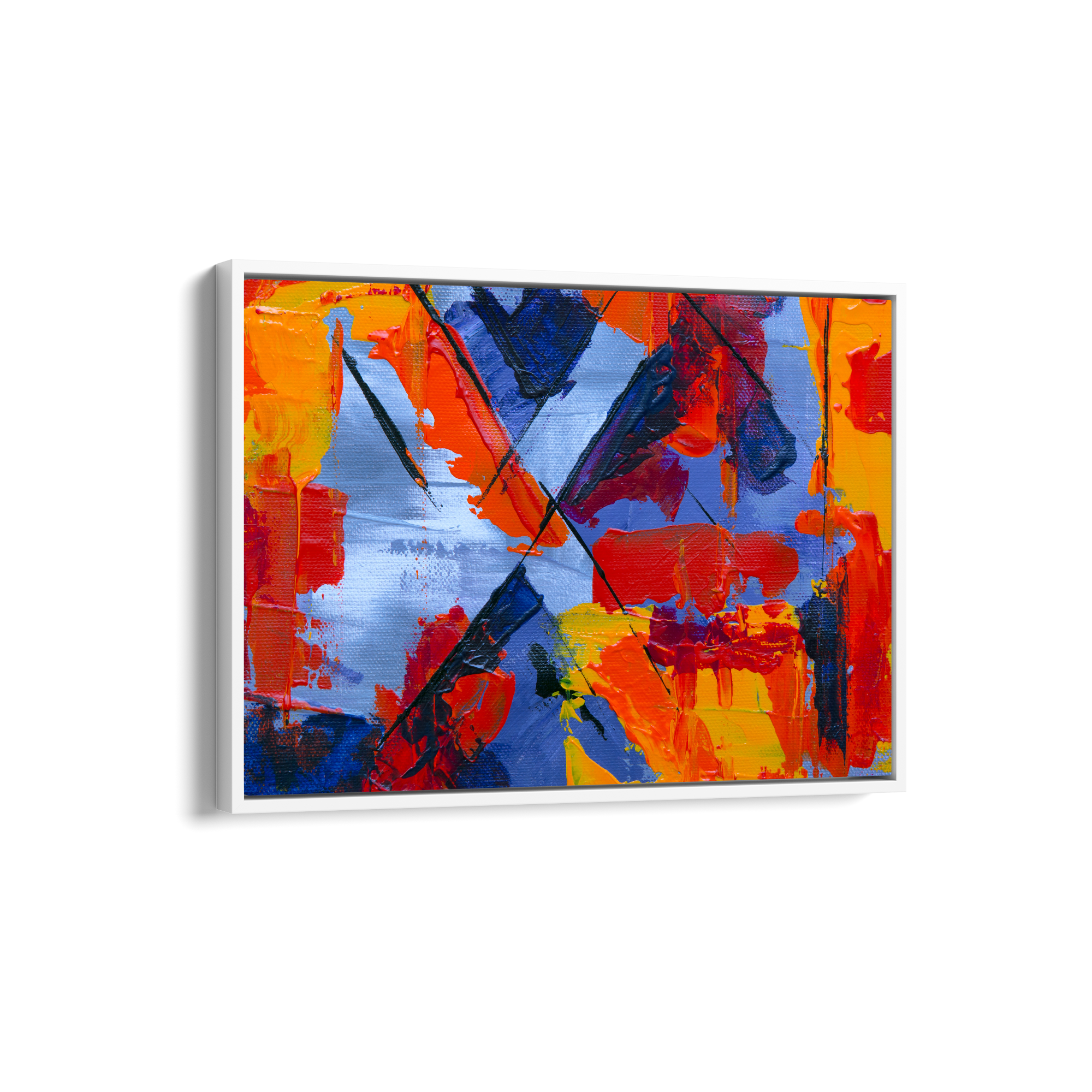 Aurora's Symphony Abstract Modern Wall Art