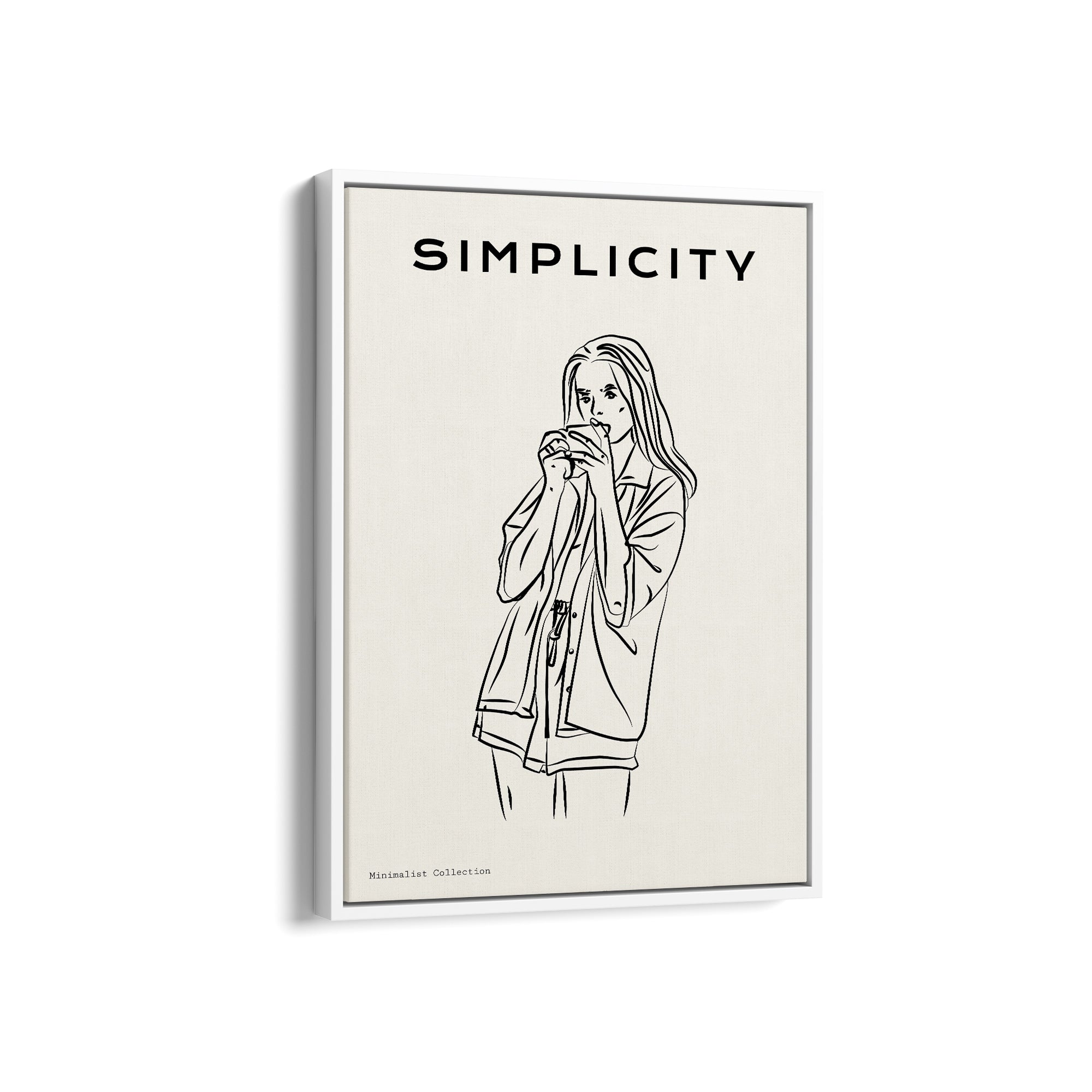 Coffee & Me Modern Line Wall Art