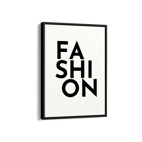Fashion Typography, Fashion Poster