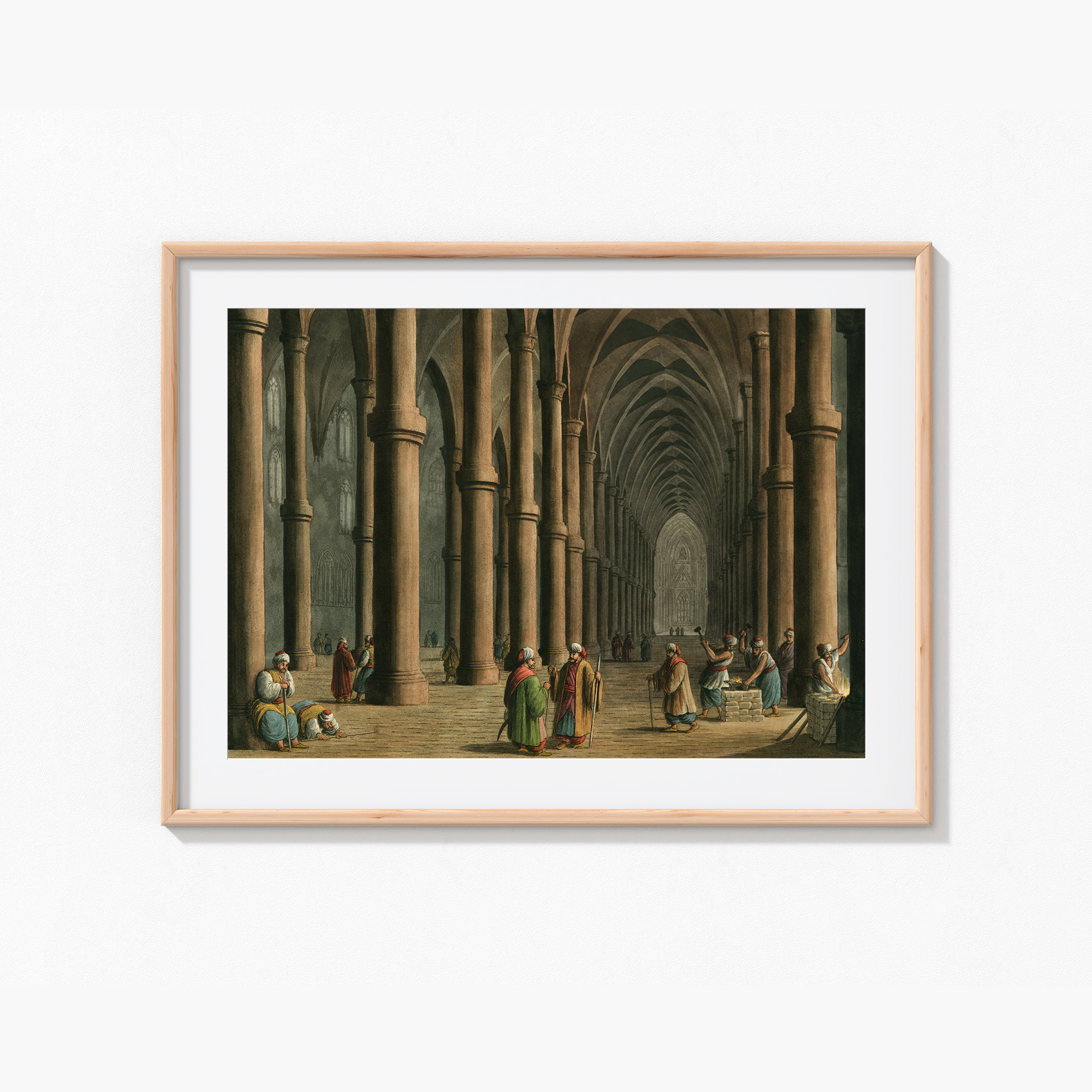 Cathedral at Tortosa (1810) illustrated by Luigi Mayer