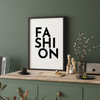 Fashion Typography, Fashion Poster