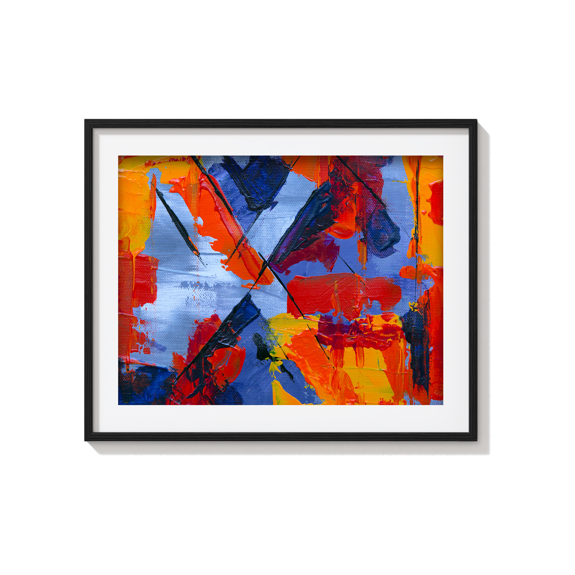 Aurora's Symphony Abstract Modern Wall Art