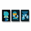 Set of 3 Geometric Modern Wall Art