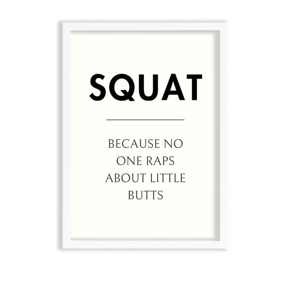 Squat Definition Poster
