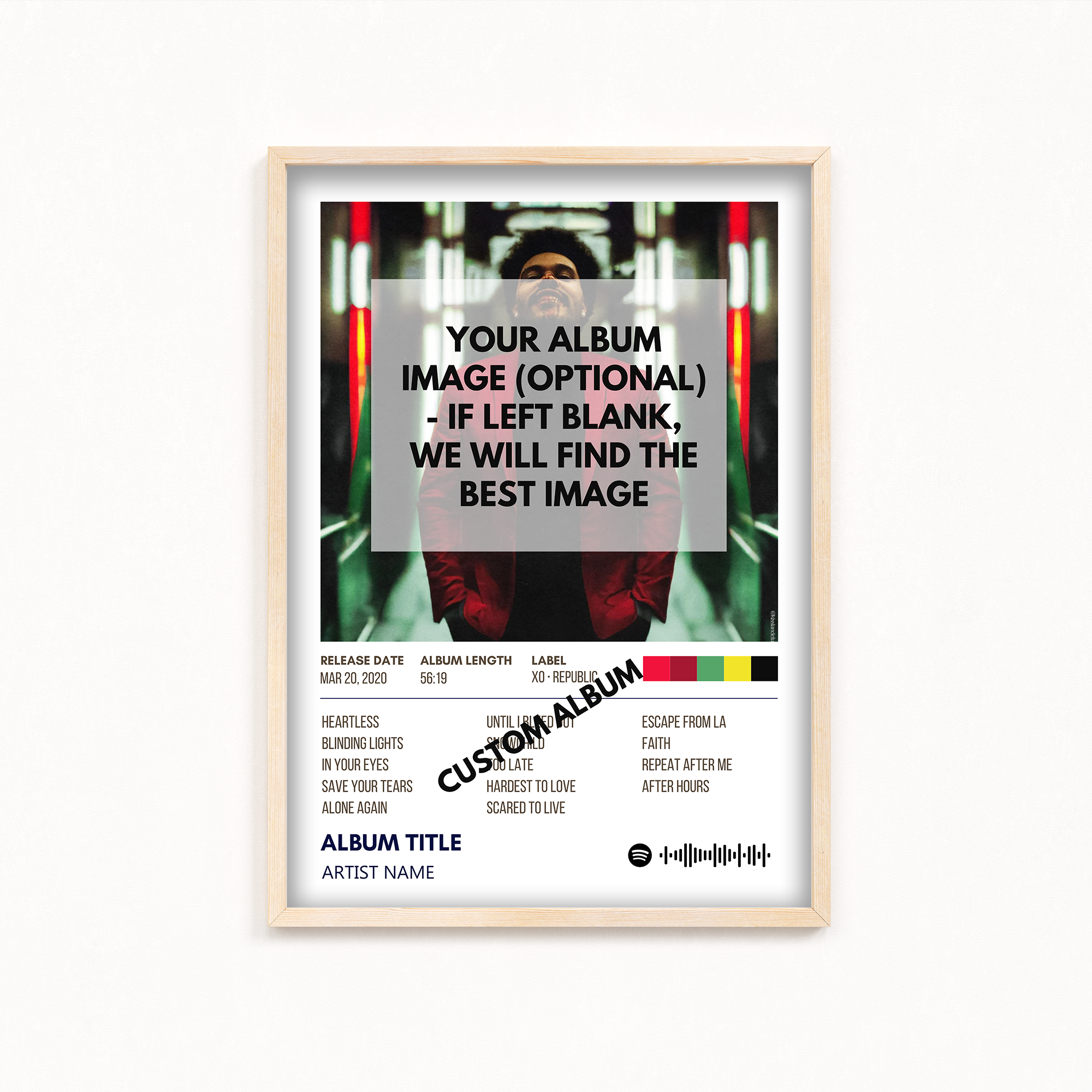 Custom Album Poster Art