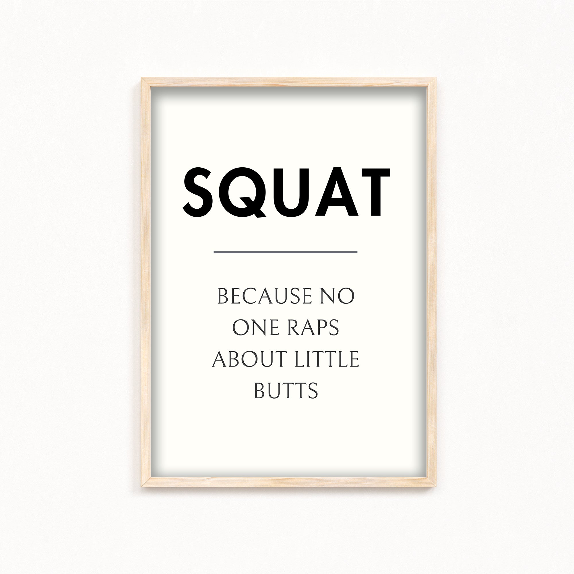Squat Definition Poster