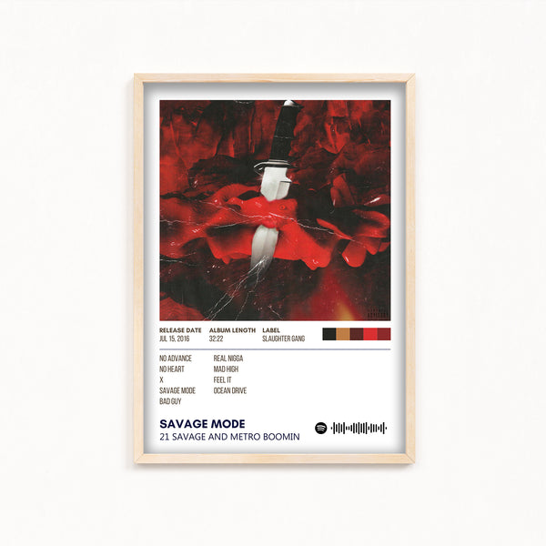 Savage Mode by 21 Savage and Metro Boomin Album Poster