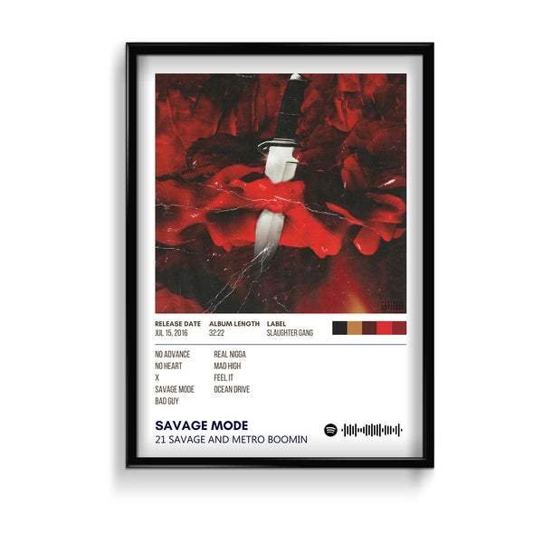 Savage Mode by 21 Savage and Metro Boomin Album Poster