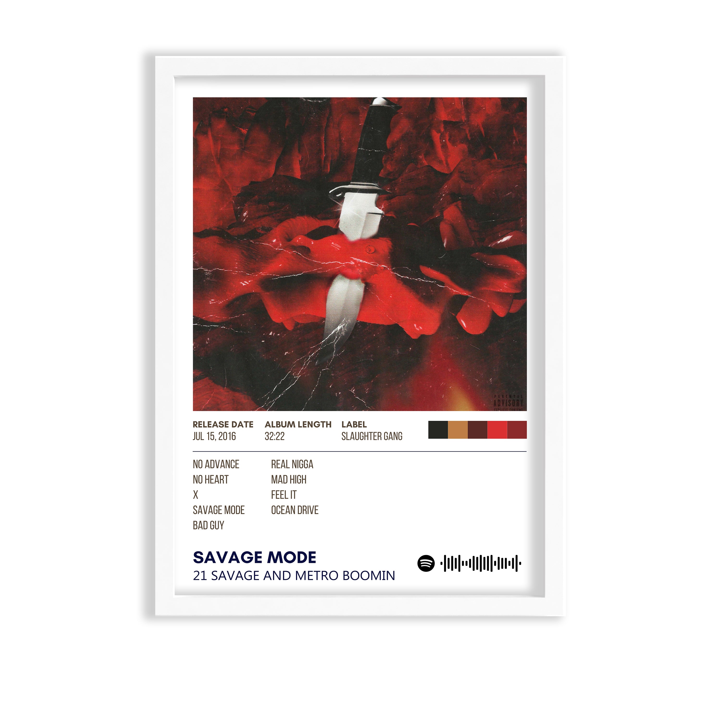 Savage Mode by 21 Savage and Metro Boomin Album Poster