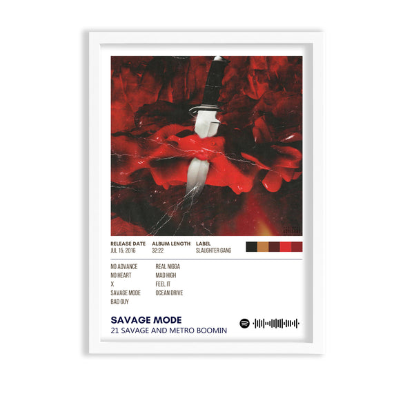 Savage Mode by 21 Savage and Metro Boomin Album Poster