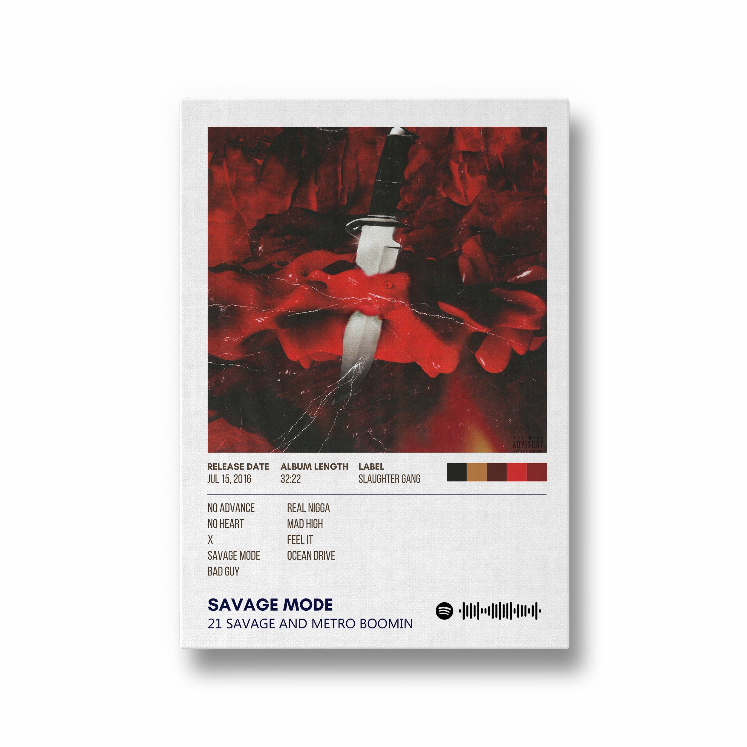 Savage Mode by 21 Savage and Metro Boomin Album Poster