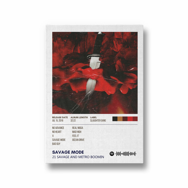 Savage Mode by 21 Savage and Metro Boomin Album Poster