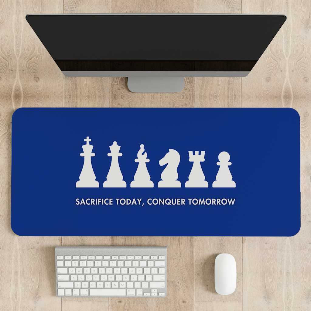 Conquer Tomorrow Chess Desk Mat | Desk Pad | Mouse Pad