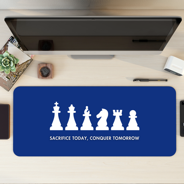 Conquer Tomorrow Chess Desk Mat | Desk Pad | Mouse Pad