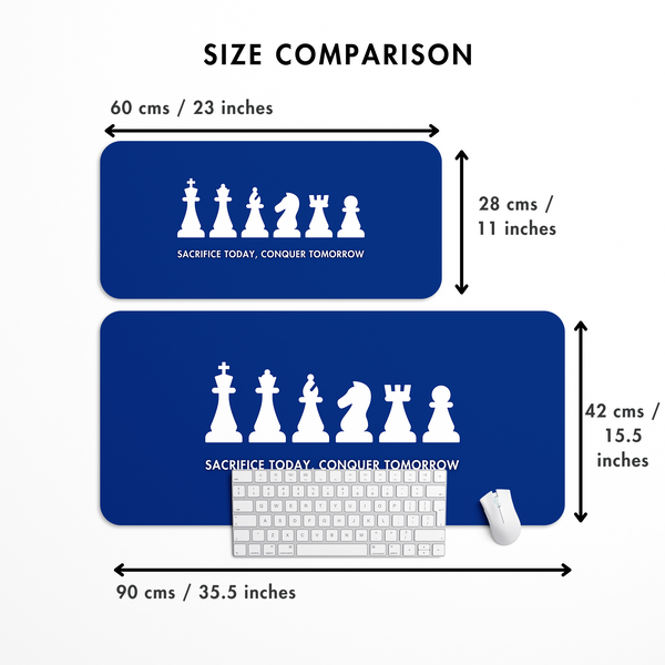 Conquer Tomorrow Chess Desk Mat | Desk Pad | Mouse Pad