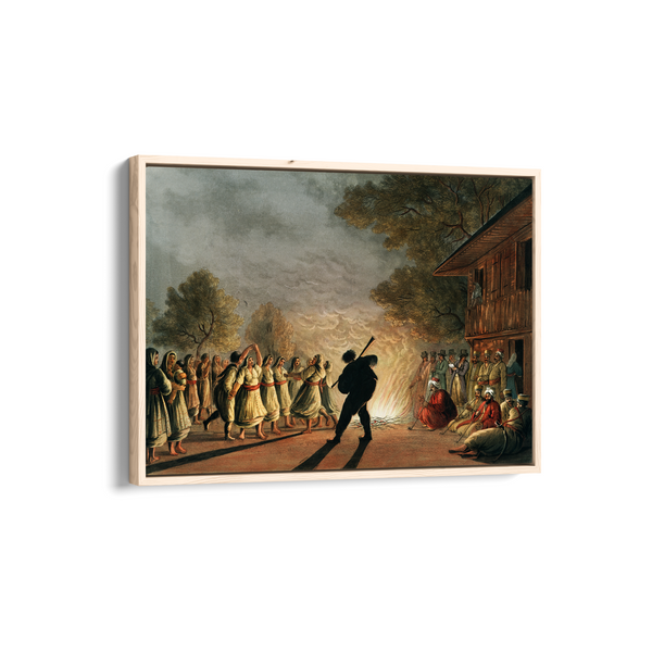 Dance of Bulgarian Peasants (1810) illustrated by Luigi Mayer