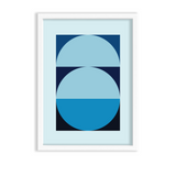Reflection of luck Abstract Geometric Modern Wall Art
