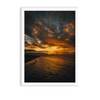 Dark sunset Wall Art