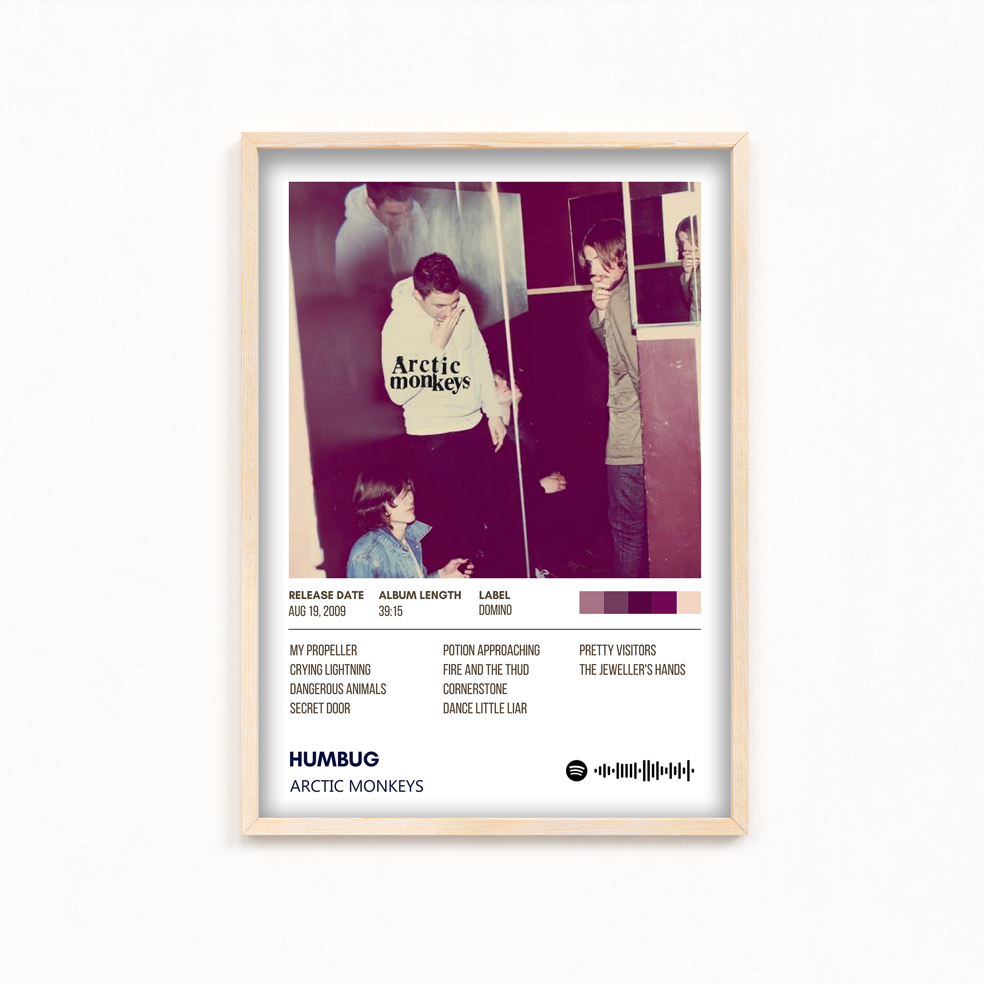 Humbug by Arctic Monkeys Album Poster