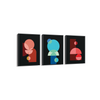 Set of 3 Geometric Modern Wall Art