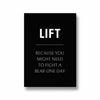 Lift Definition Poster