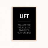 Lift Definition Poster