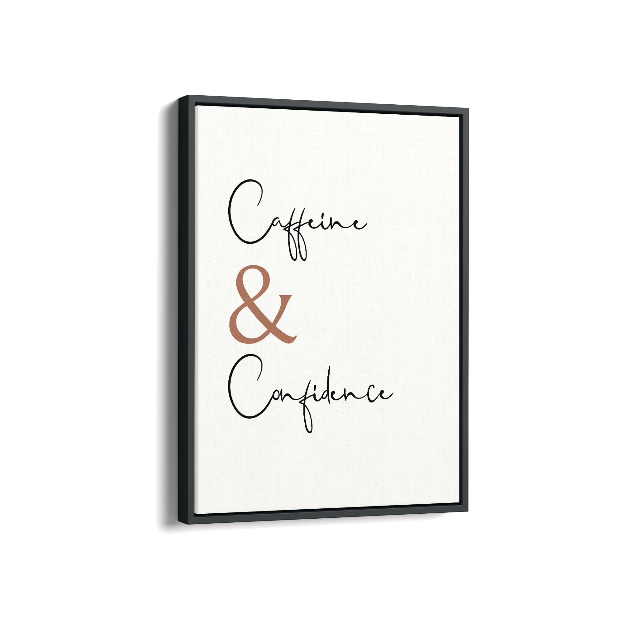 Caffeine & Confidence Wall Art