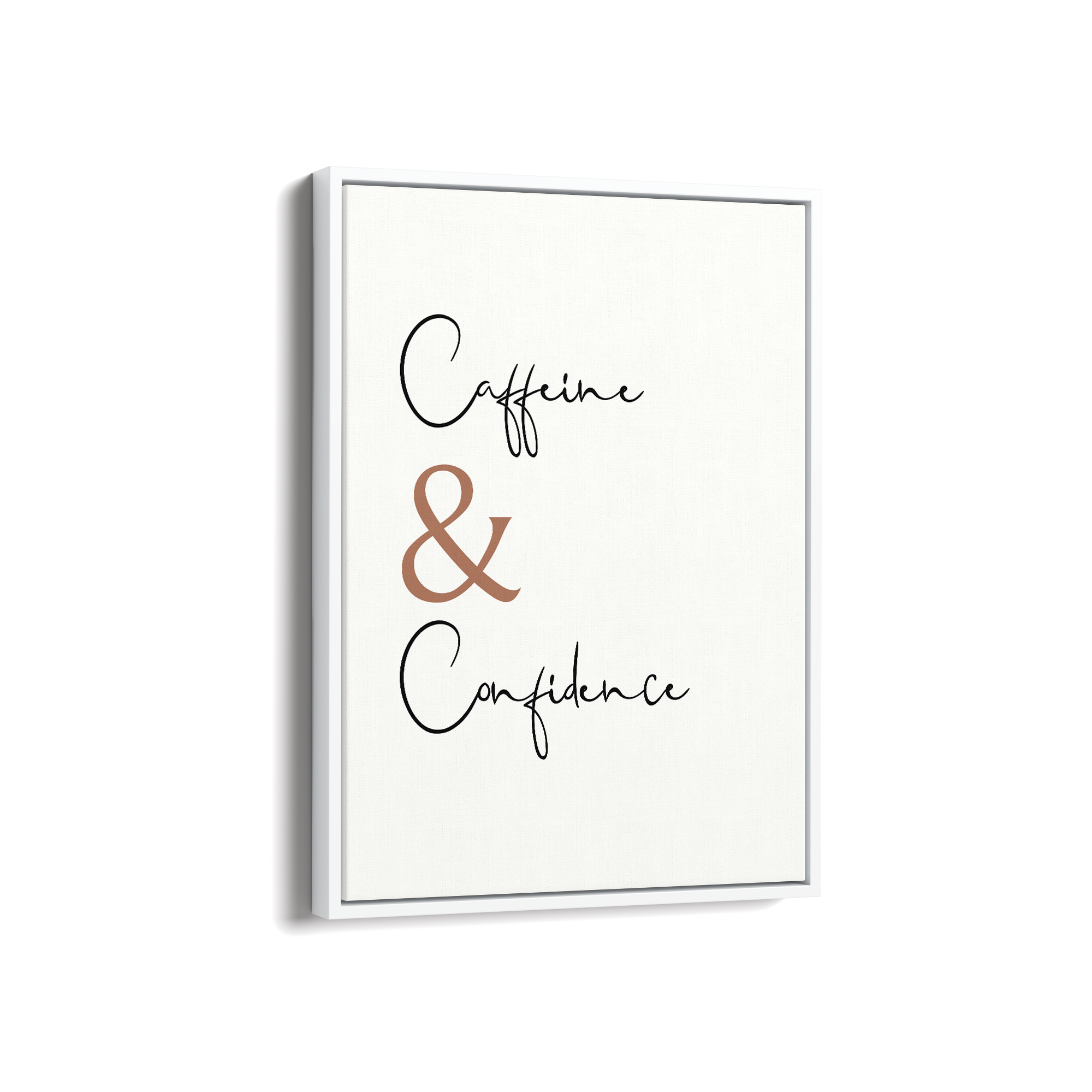 Caffeine & Confidence Wall Art