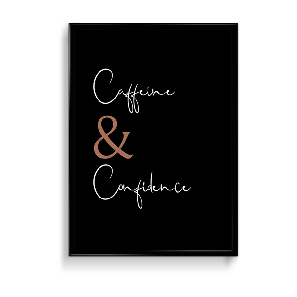 Caffeine & Confidence Wall Art - The Mortal Soul