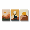 Set of 3 Landscape Modern Wall Art