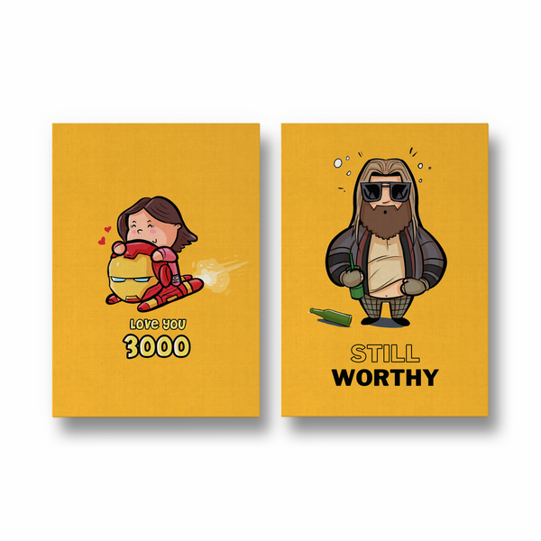 Thor & Iron Man Set of 2 Posters