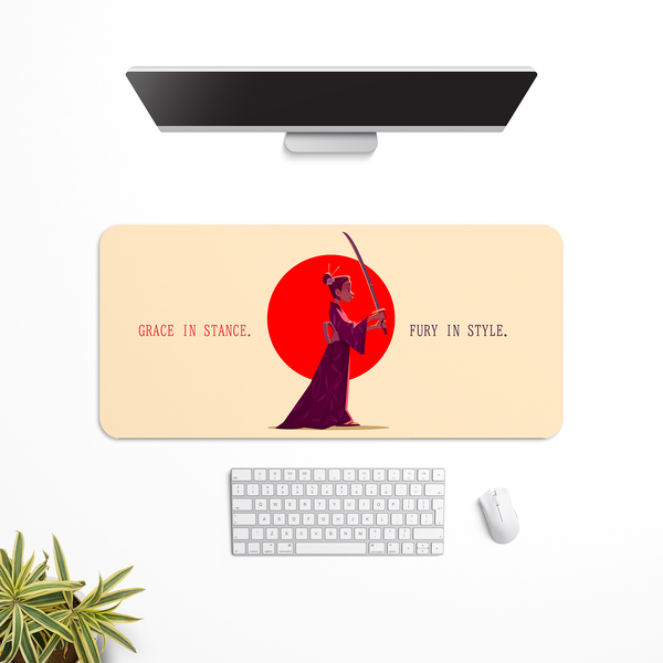 Japanese Warrior Desk Mat | Desk Pad | Mouse Pad