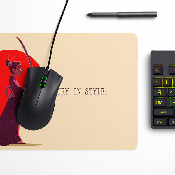 Japanese Warrior Desk Mat | Desk Pad | Mouse Pad