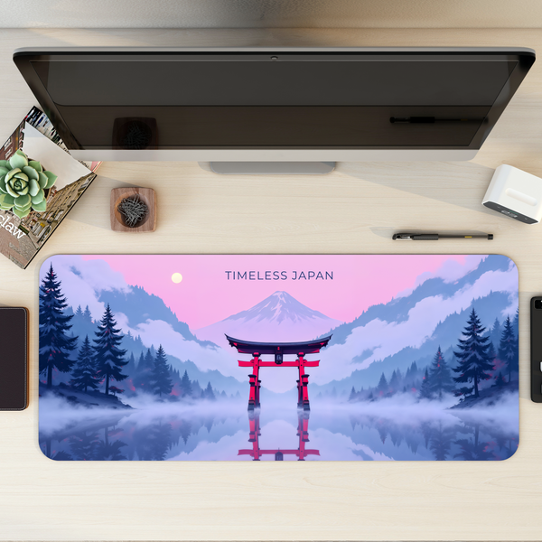 Beautiful Timeless Japan Desk Mat | Desk Pad | Mouse Pad