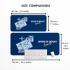 When in doubt travel Desk Mat | Desk Pad | Mouse Pad