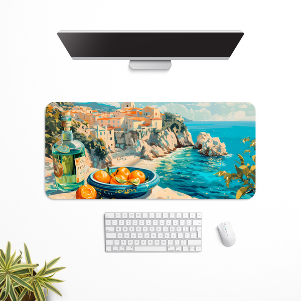 Mediterranean Dreams Desk Mat | Desk Pad | Mouse Pad