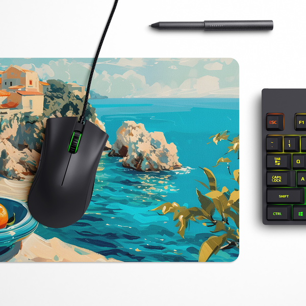 Mediterranean Dreams Desk Mat | Desk Pad | Mouse Pad