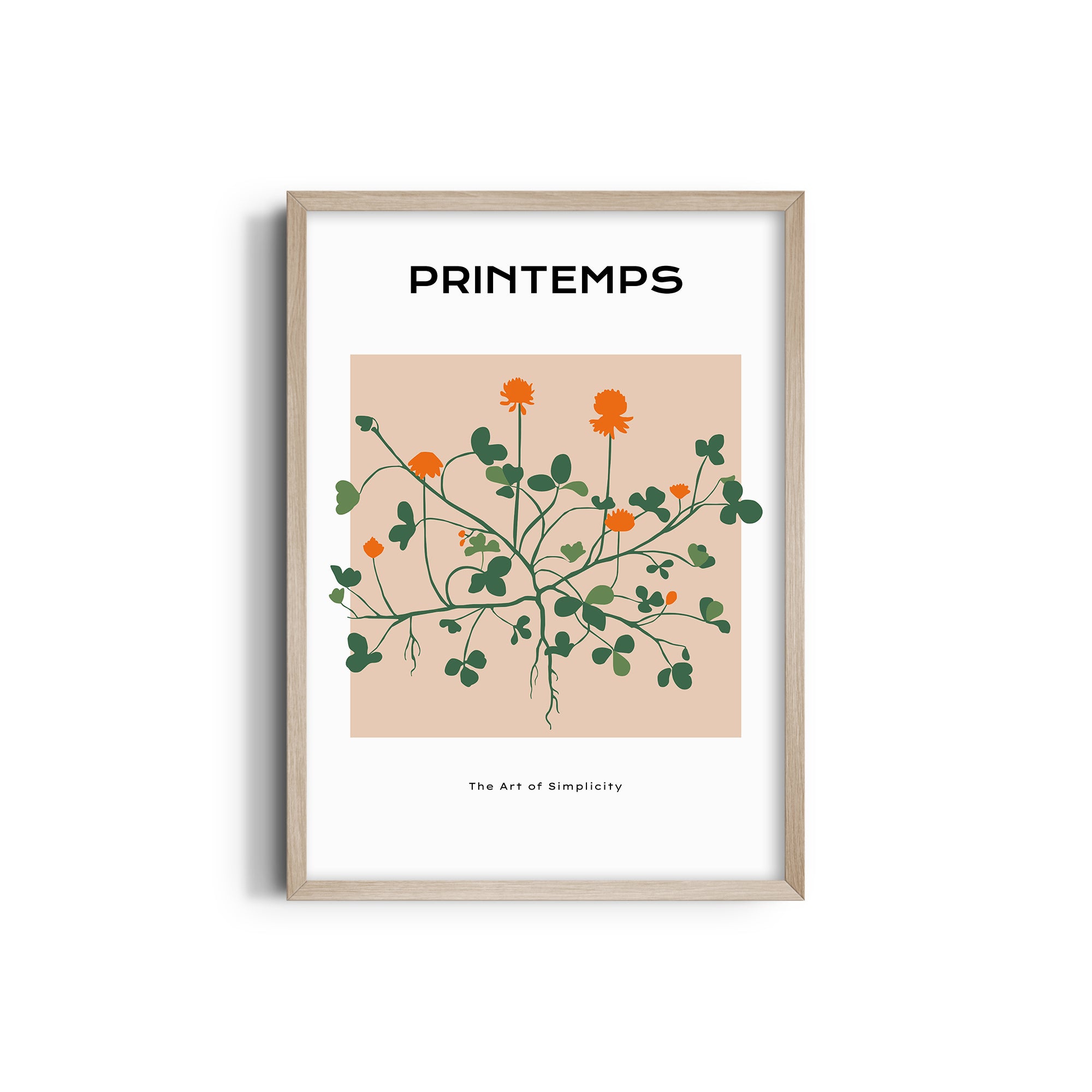 Petals in Paint Botanical Modern Wall Art