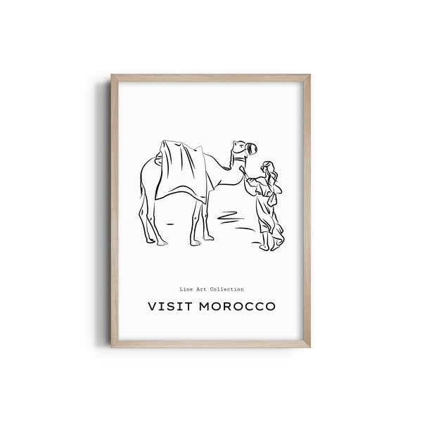 Morocco Modern Line Wall Art