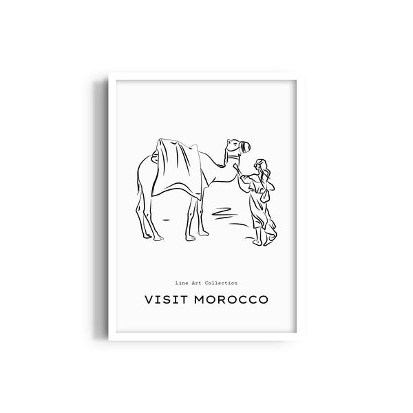 Morocco Modern Line Wall Art
