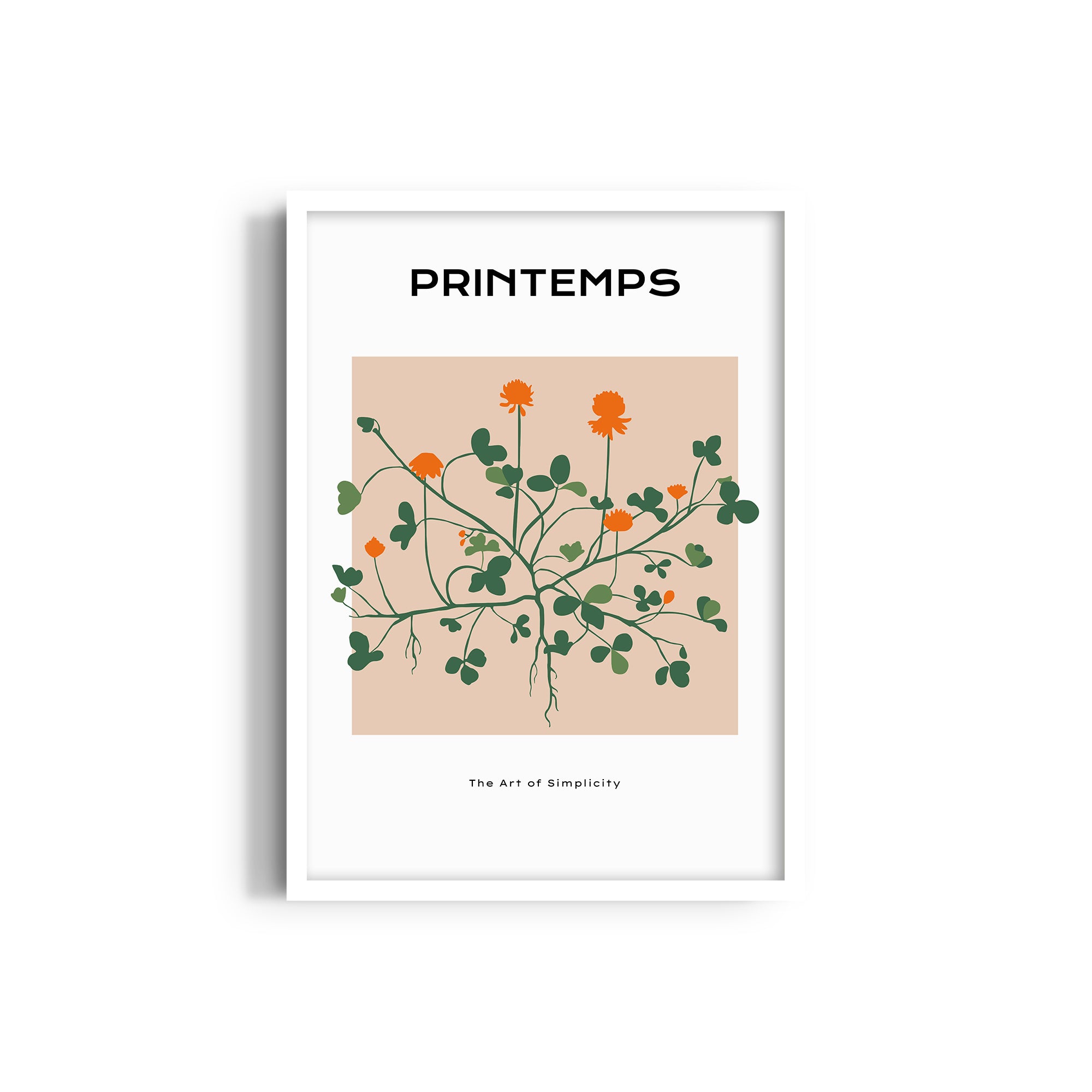 Petals in Paint Botanical Modern Wall Art