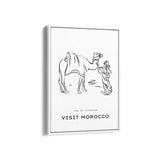 Morocco Modern Line Wall Art