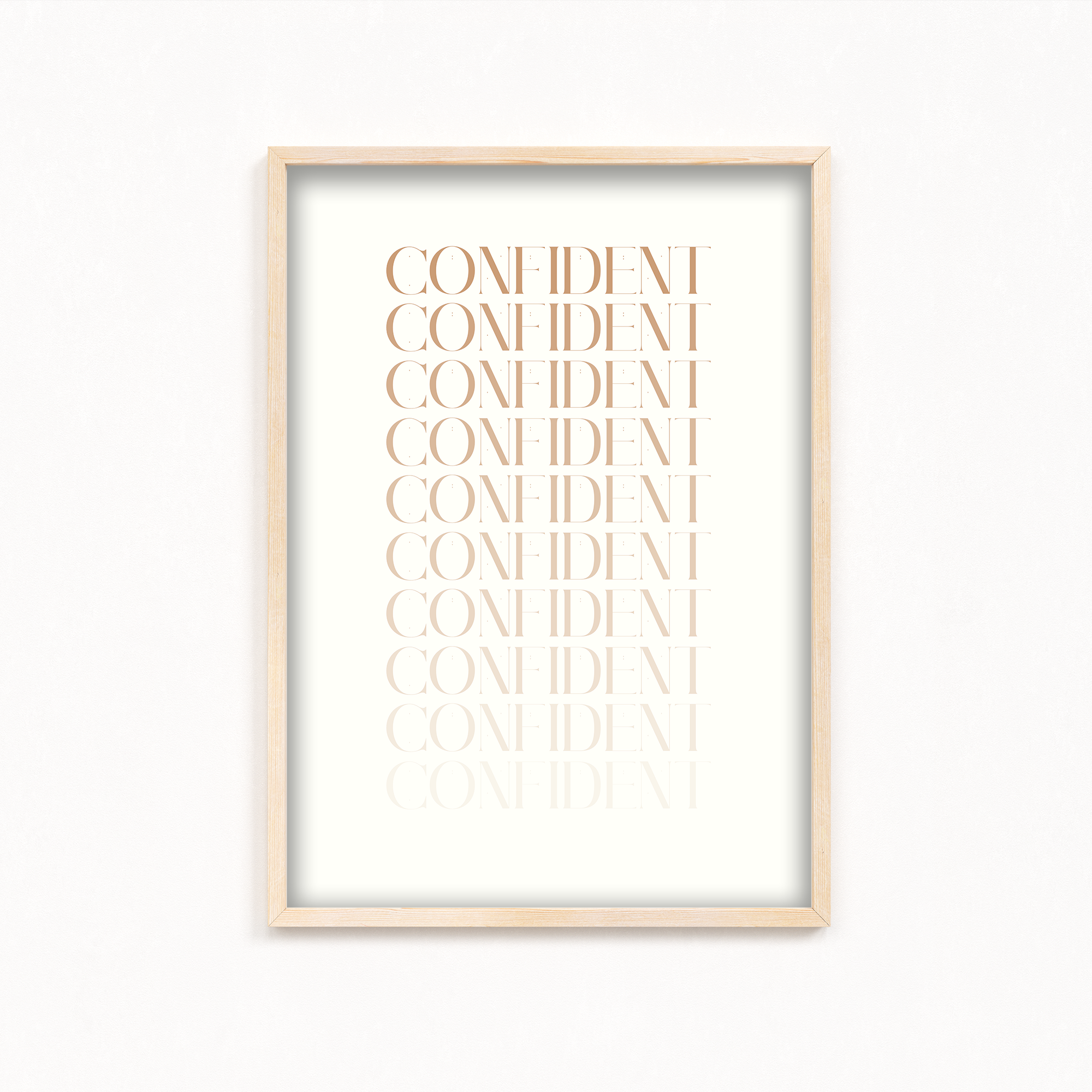 Confident Wall Art