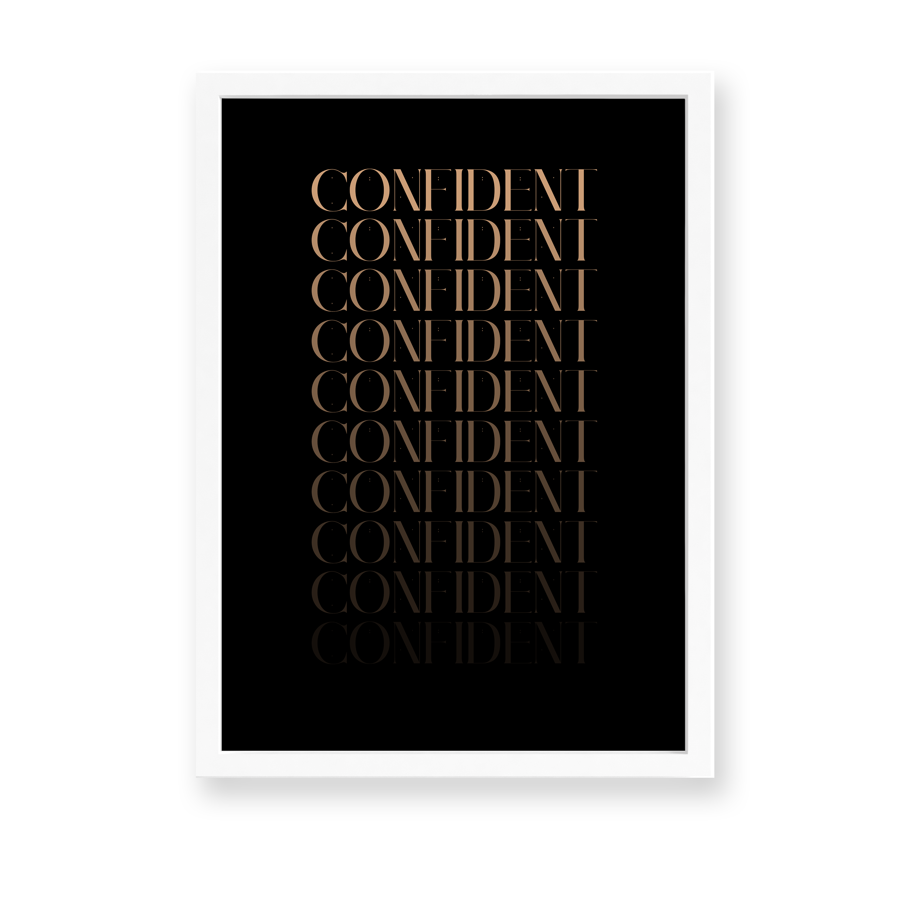 Confident Wall Art