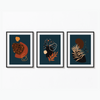 Set of 3 Abstract Modern Wall Art