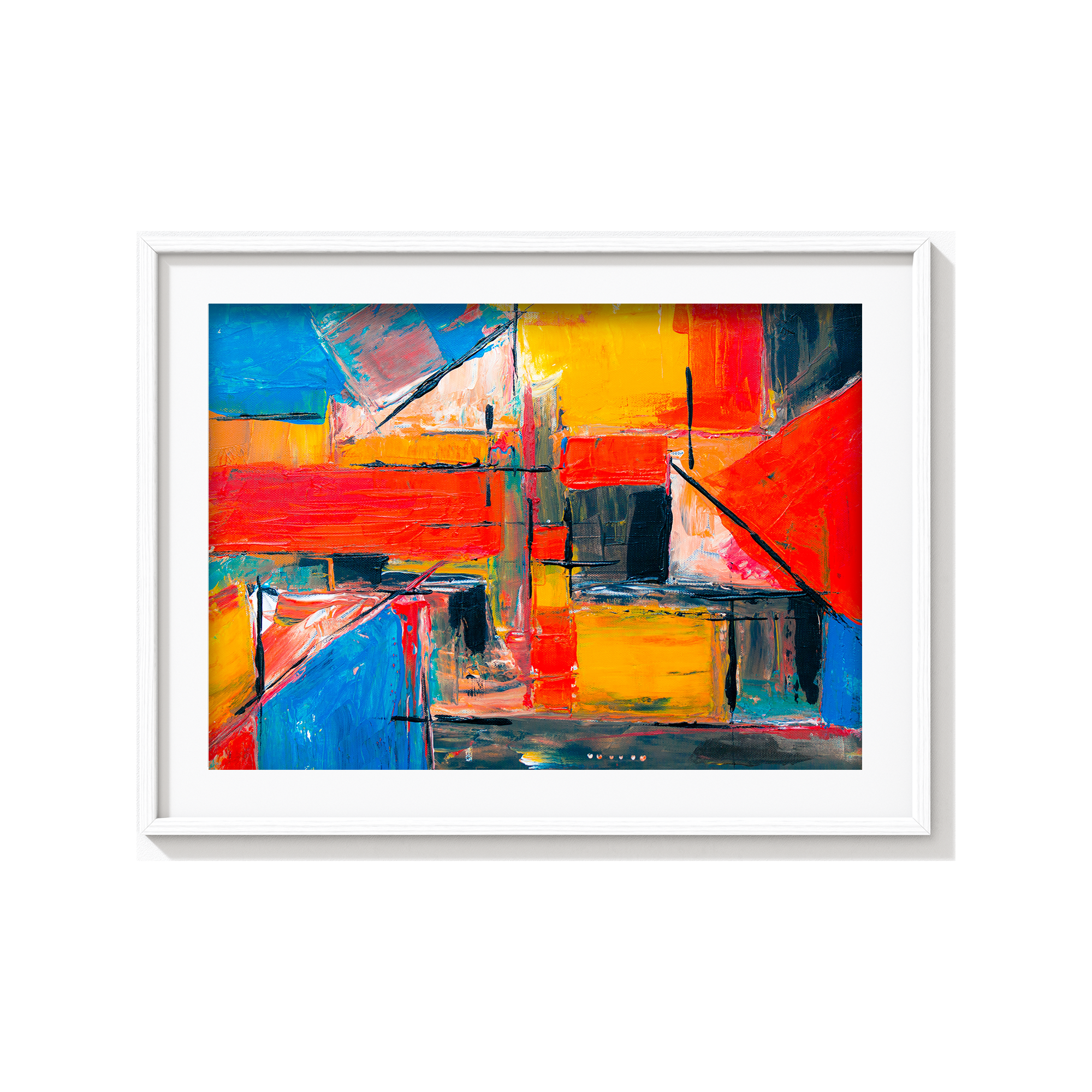Emerald Dreams Abstract Modern Wall Art