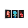 Set of 3 Geometric Modern Wall Art