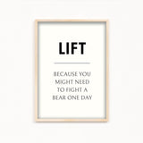 Lift Definition Poster